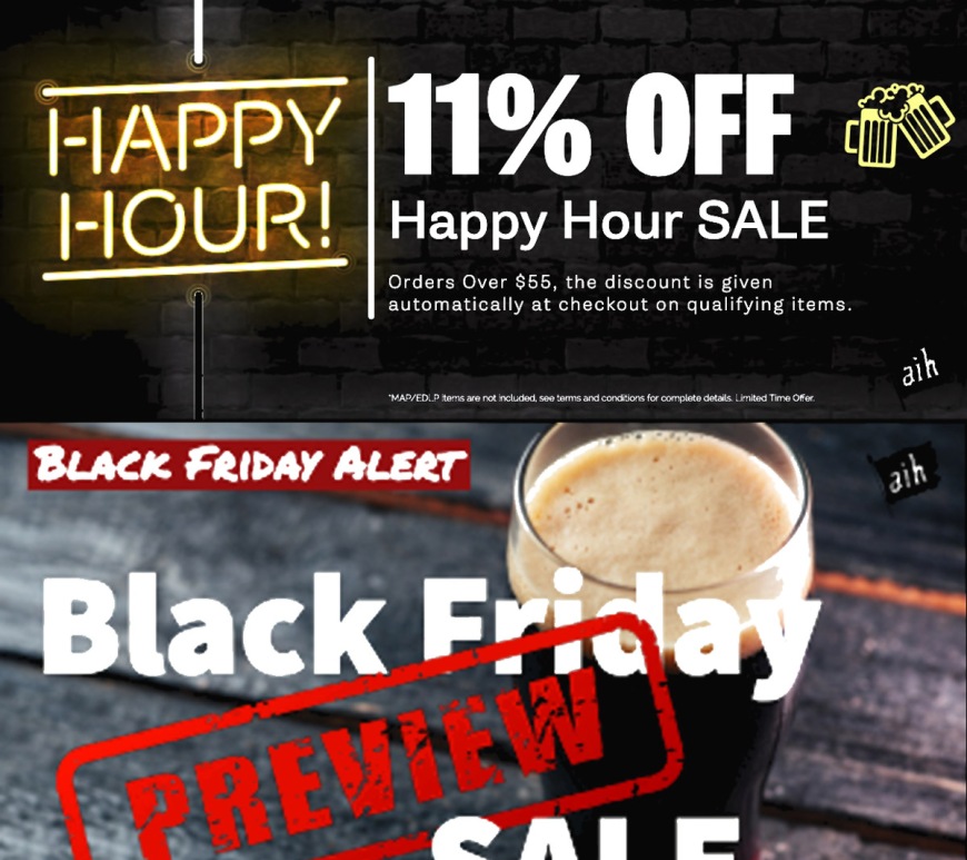 Black Friday Sale for Adventures in Home Brewing